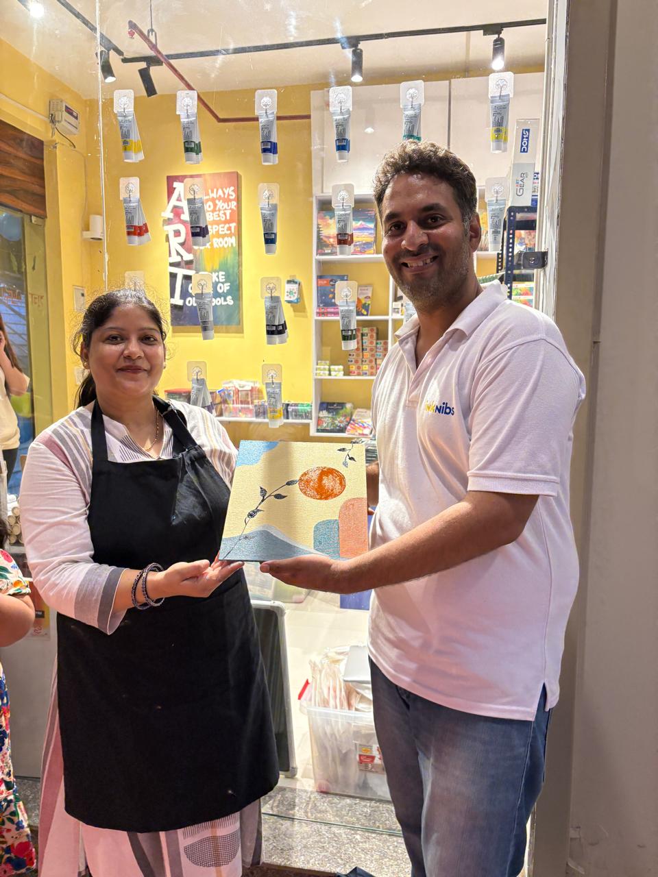 Boho Art Workshop at inkNibs Experience store